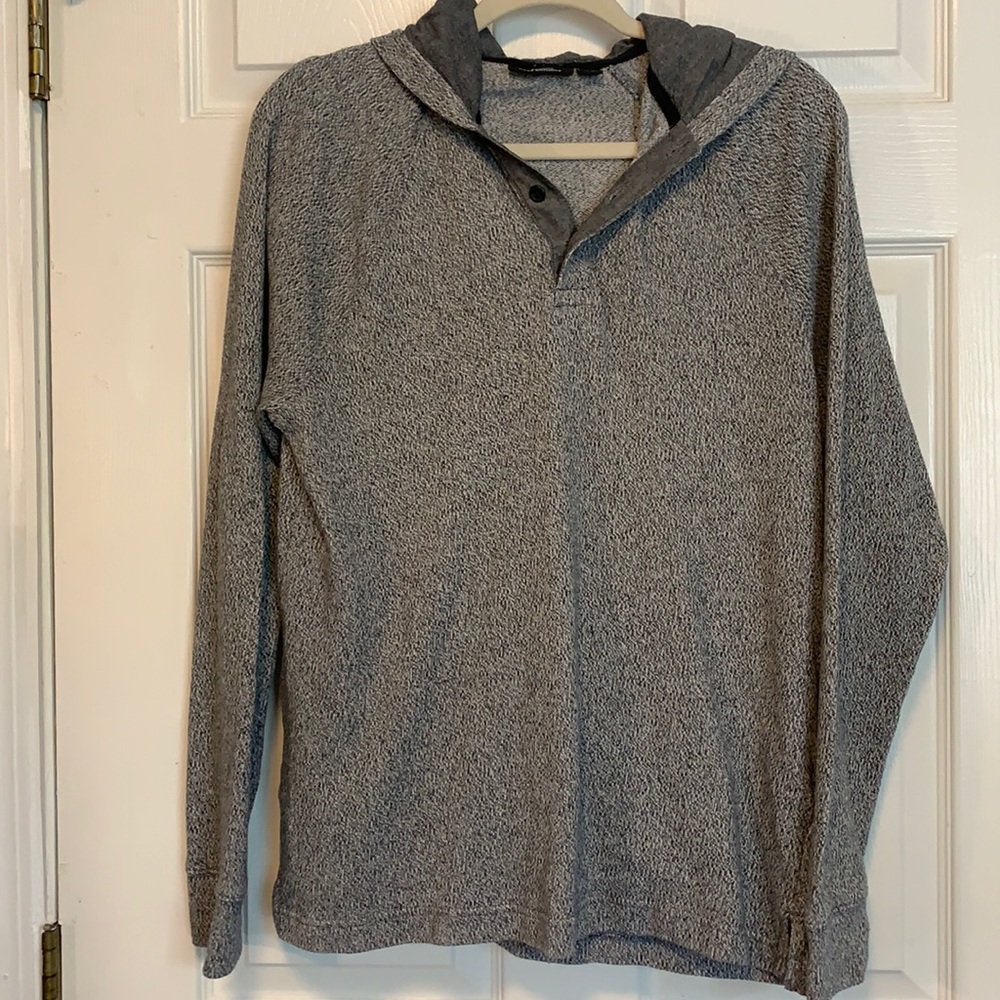 MARC ANTHONY Hooded Gray Pullover